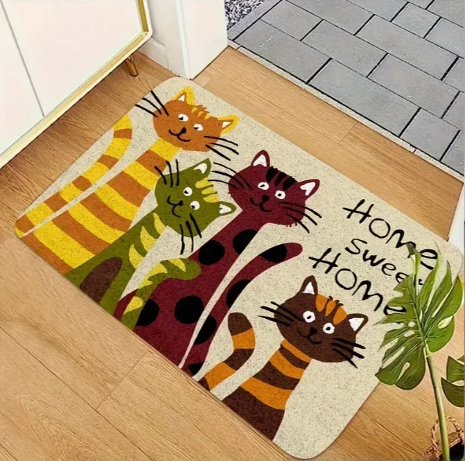 Cat Pattern Door Mat